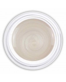 Farbgel ivory white metallic