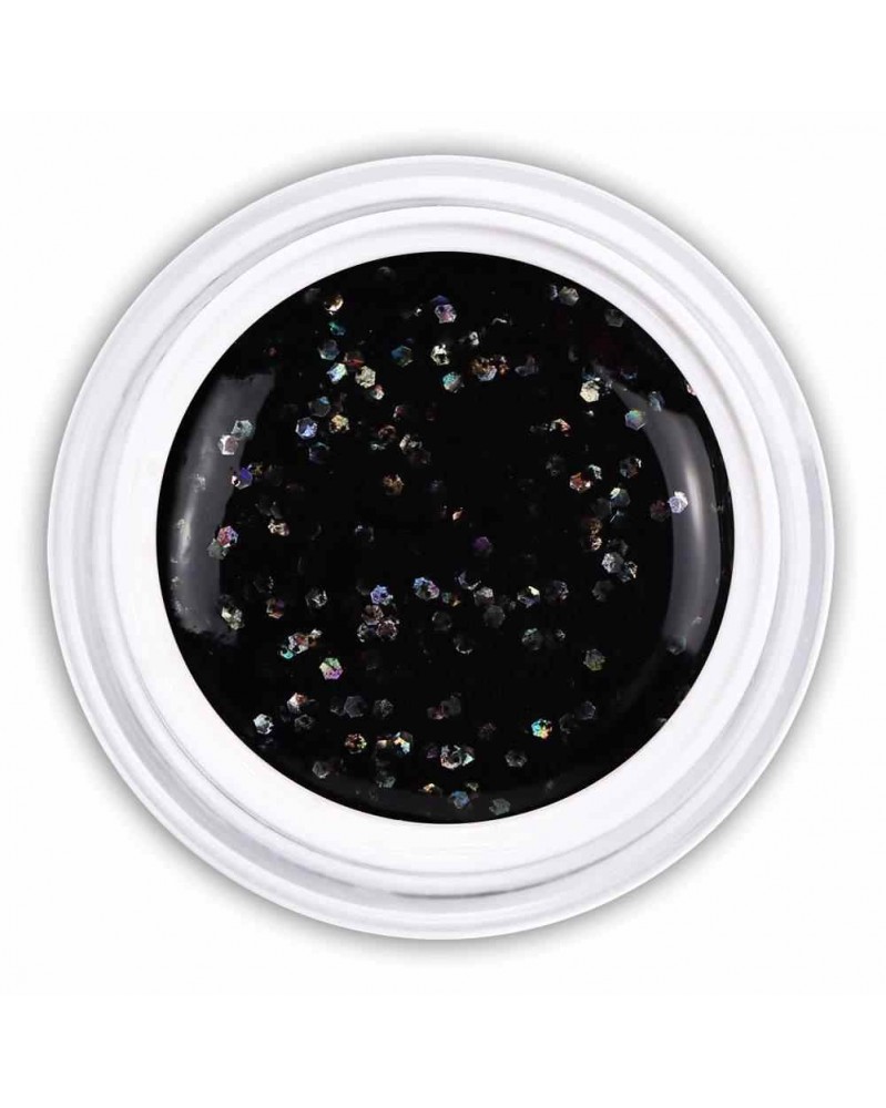 Farbgel luxury black glitter