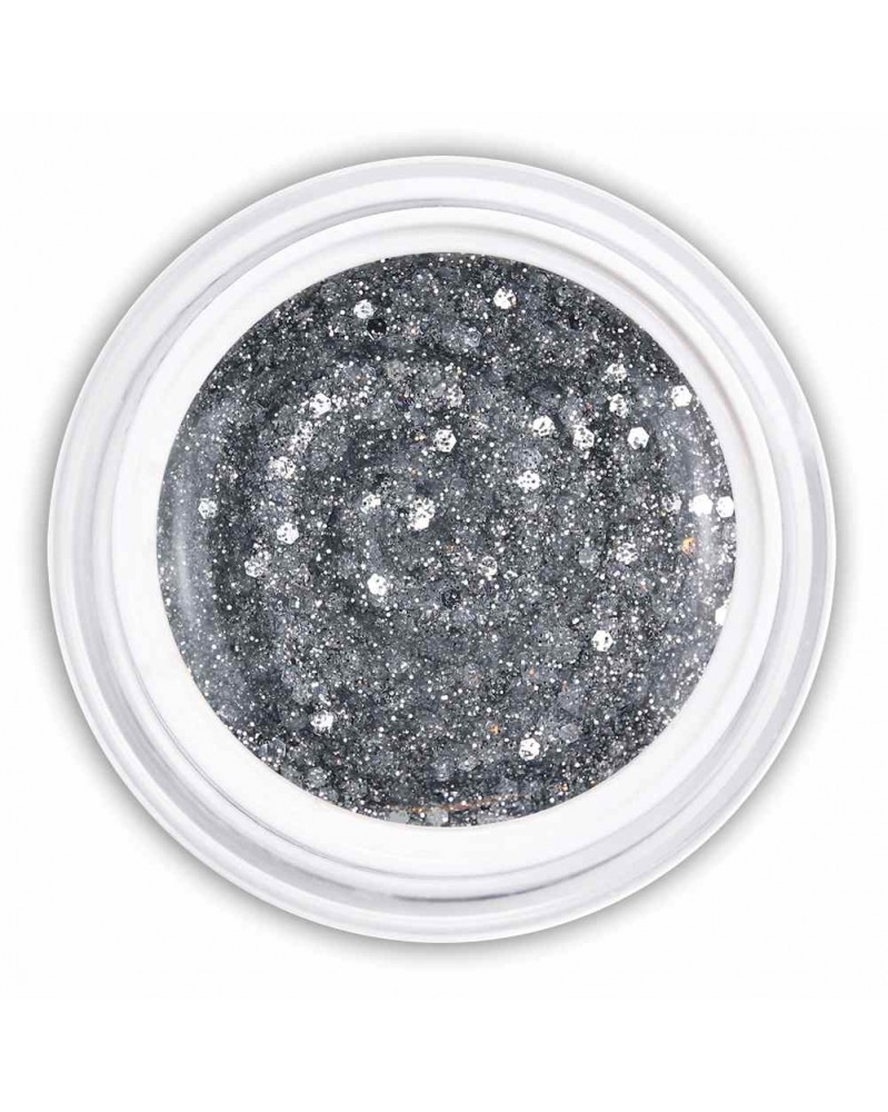 Glitter Farbgel Big Silver Glitter