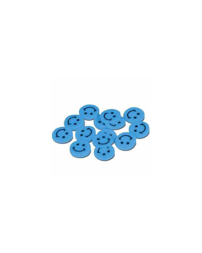 Fimo Stangen Smileys Blau