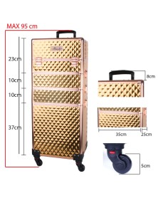 Trolley XXXL Grad  – Rose Gold 07