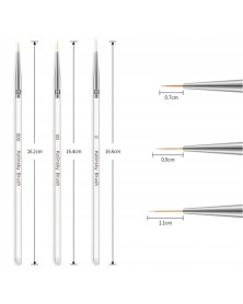 Ensemble de pinceaux pour la conception d'ongles 15 pièces 5