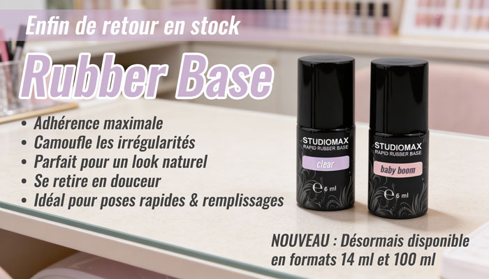 Gel Rubber Base enfin de retour en stock