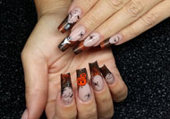 Étape par étape «Ongles Halloween»