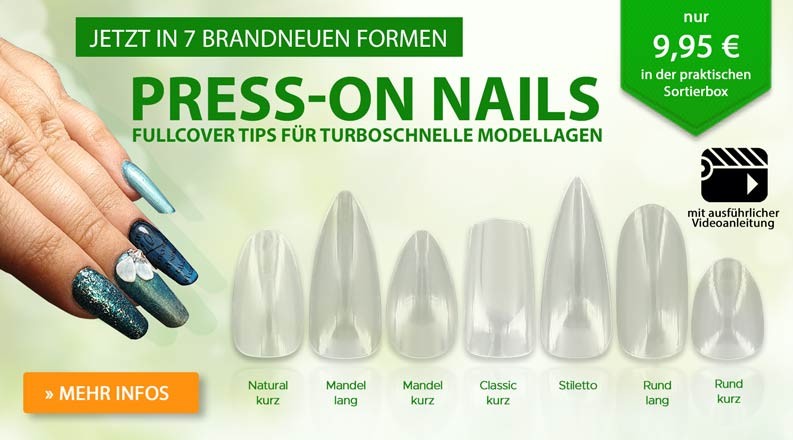 Press-On-Nails - turboschnelle Nägel ohne Wenn und Aber